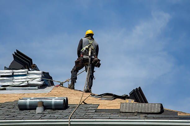 Professional Roofing technician working in Omega, GA